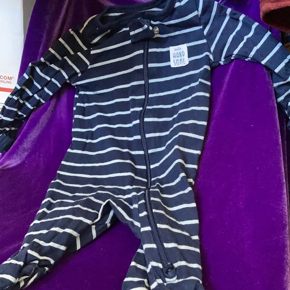 FINAL MARKDOWN Just one you hello handsome footed one piece newborn